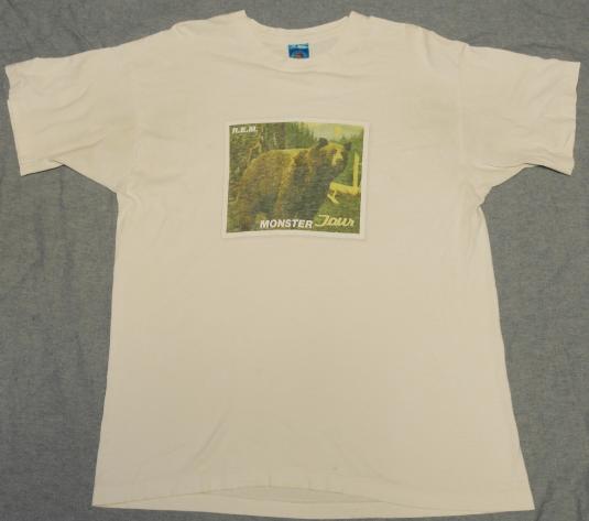 Vintage 1995 R.E.M. REM Boston Monster Concert Tour T-Shirt | Defunkd