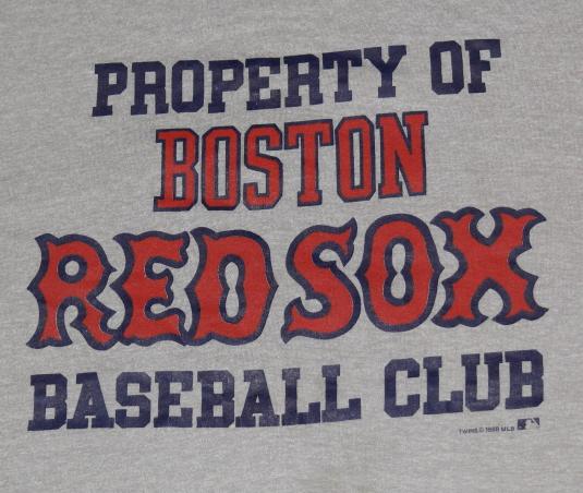 Vintage 1988 Property of BOSTON RED SOX Screen Stars T-Shirt