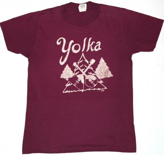 Vintage 1970s YOLKA Tree Russian New Years T-Shirt 70s