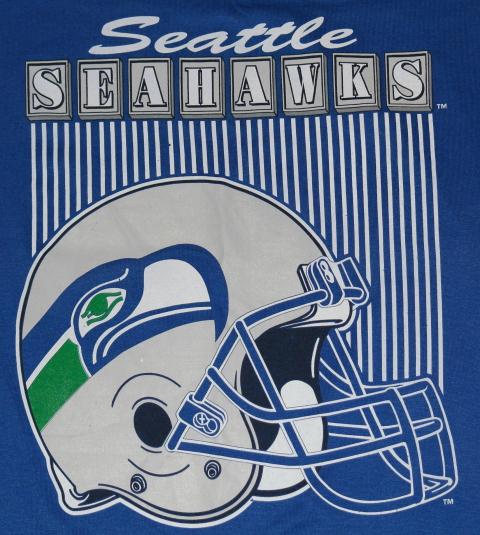 Vintage 1980s Seattle Seahawks NFL Football T-Shirt