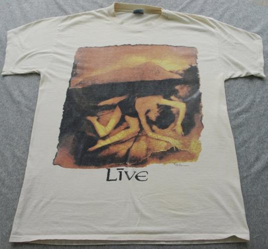 1992 LIVE Concert Tour Shirt 90s Rock Tee