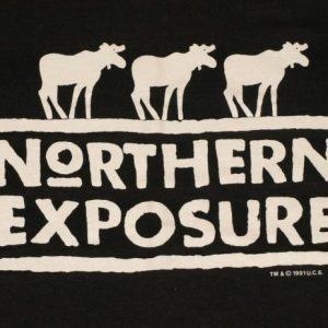 Vintage 1991 NORTHERN EXPOSURE TV Show Moose T-Shirt