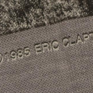 VTG 1985 Eric Clapton Behind The Sun Concert Tour T-Shirt