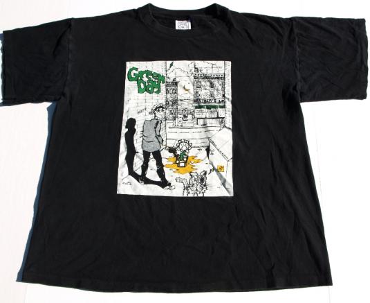 Vtg 1994 GREEN DAY Concert EUROPEAN Tour Shirt DOOKIE | Defunkd