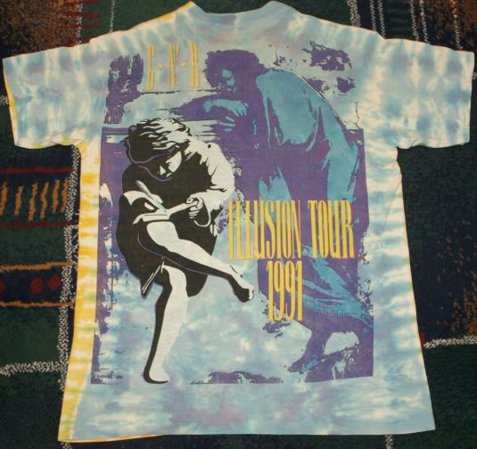 Vintage 1991-92 Guns ‘N Roses G&R Use Illusion T-Shirt