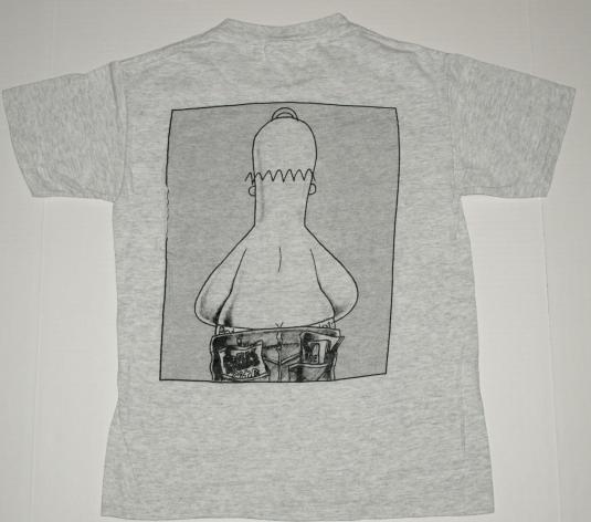 Vintage 1994 Homer Simpson CK 2-Sided T-Shirt