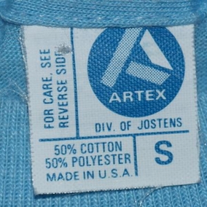 Vintage 1980s Virginia Beach Light Blue Soft Thin T-Shirt