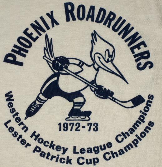 Vintage 1970s Phoenix Roadrunners Hockey Raglan T-Shirt