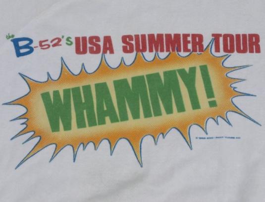 Vintage 1983 B-52’s WHAMMY! Concert Tour Shirt 1980s