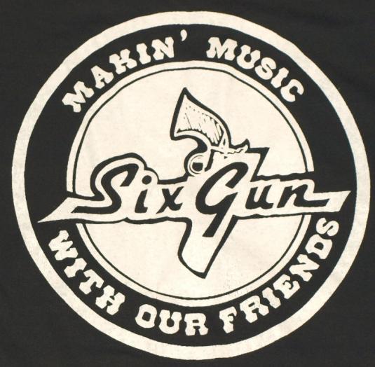 Vintage 1980’s Six Gun Makin Music T-shirt Soft Tee Shirt