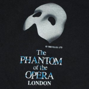 Vintage 1980s Phantom Of The Opera London T-Shirt
