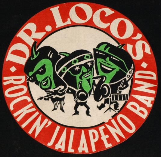 1990s Dr. Locos Rockin Jalapeno Band T-Shirt