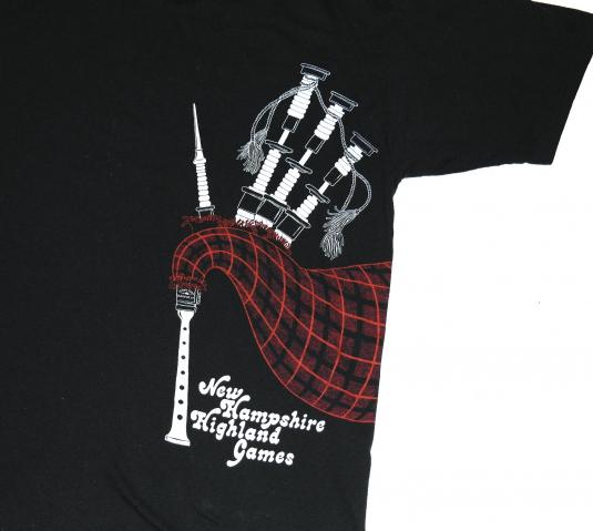 Vintage 1980s New Hampshire BAGPIPES COSTUME T-Shirt