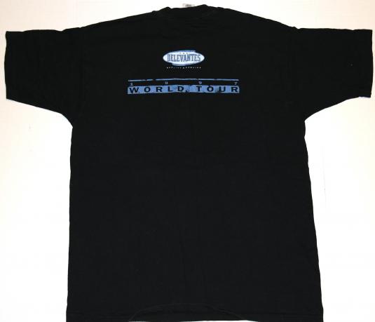 Vintage 1997 DELEVANTES Rock Concert Tour T-Shirt 1990s