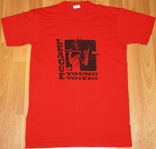 Vintage 1980’s League of Young Voters T-shirt
