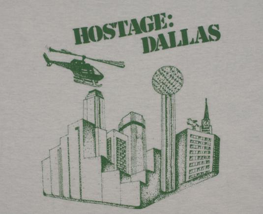 Vintage 1986 Getting Even Hostage Dallas Movie T-Shirt 80’s