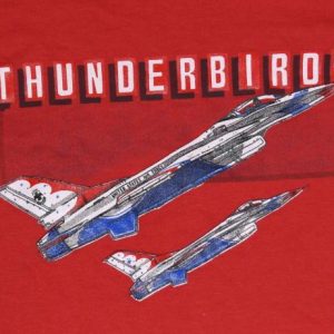 Vintage Red Thunderbirds Air Force Jet T-shirt