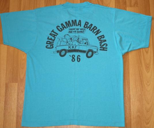 VIntage 1986 Kappa Kappa Gamma Frat Barn Bash Beer T-shirt