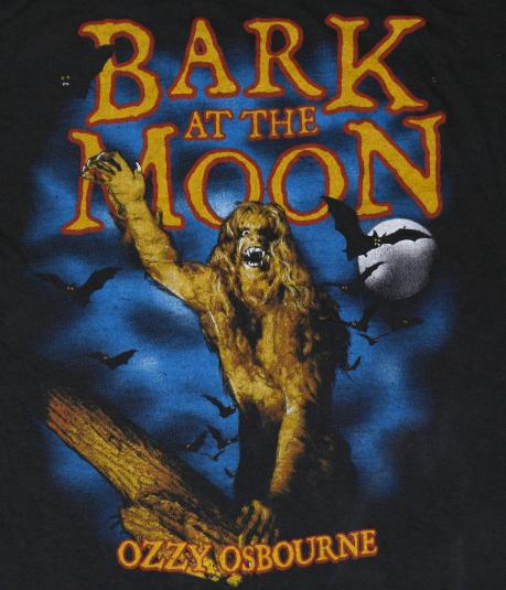 Vintage 1984 OZZY OSBOURNE Bark At The Moon T-Shirt
