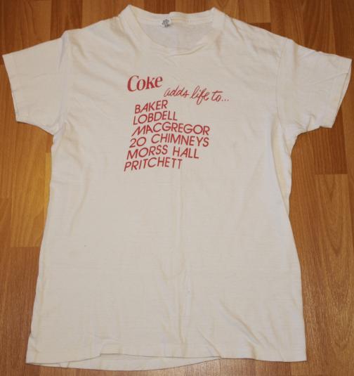 Vintage 1970s COKE Coca Cola Adds Life T-Shirt
