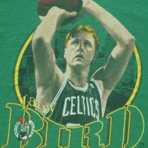 Vintage 1990 Larry Bird Boston Celtic NBA T Shirt