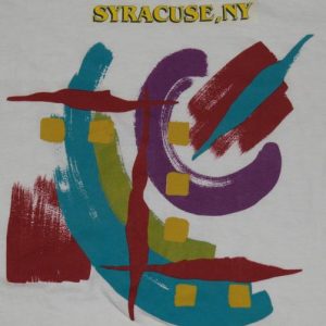 Vintage 1990's Syracuse New York NY Art T-Shirt 90s