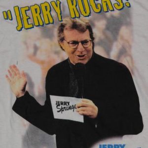 Vintage 1990s JERRY SPRINGER Rocks T-Shirt