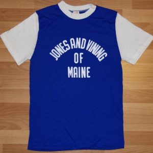 Vintage 1970s Jones & Vining Maine Raglan Soft T-Shirt