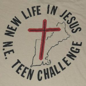 VTG 1980s Jesus New England Teen Religious Christian T-Shirt