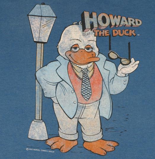 Original Vintage 1980s HOWARD THE DUCK Movie T-Shirt