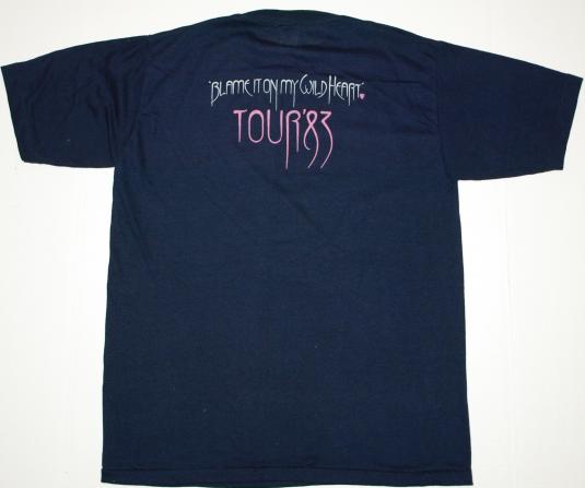 Vintage 1983 STEVIE NICKS Concert Tour T-Shirt 1980s
