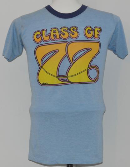 Vintage 1970s CLASS OF ’77 Soft Thin T-Shirt 70s