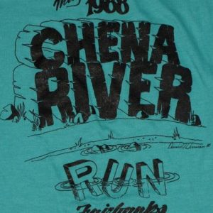 Vintage 1980's Chena River Run Fairbanks Alaska Run T-Shirt