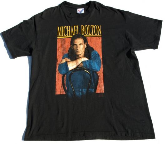 Vintage MICHAEL BOLTON Holiday Christmas Concert Tour Shirt