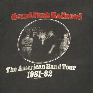 VTG 1981 Grand Funk Railroad American Band tour T-shirt