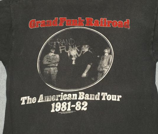 VTG 1981 Grand Funk Railroad American Band tour T-shirt