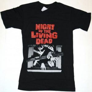 VTG 80s Night of the Living Dead Horror Movie T-Shirt Zombie