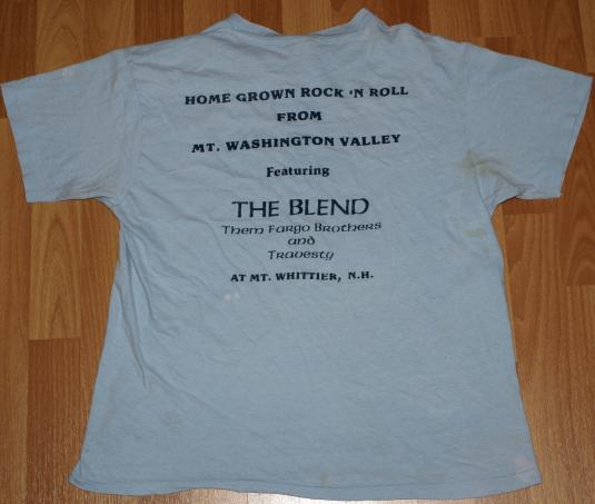 Vintage 1982 The Blend Local Band New Hampshire T-Shirt