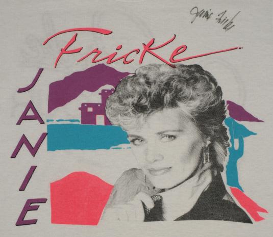 Vintage 1980’s Janie Fricke Concert Tour T-Shirt SIGNED