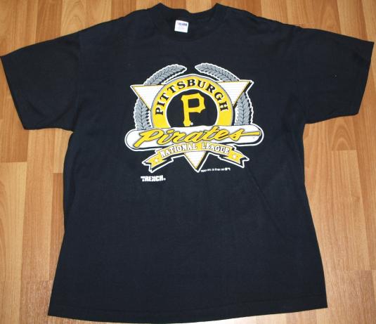 Vintage 1990s Pittsburgh Pirates Logo MLB Baseball T-Shirt