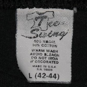 Vintage 1980s South of the Border Graffiti Black 80s