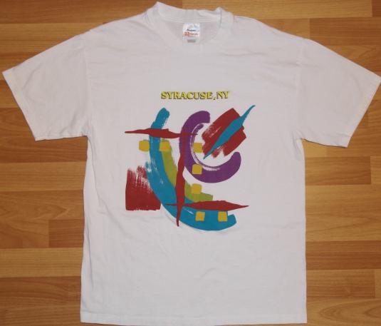 Vintage 1990’s Syracuse New York NY Art T-Shirt 90s