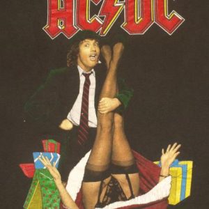 Vintage 1990 AC/DC Mistress For Christmas Tour T-Shirt