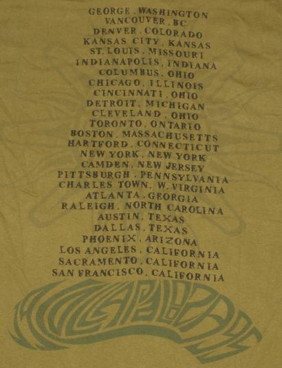 Vintage 1995 Lollapalooza T-Shirt Concert Tour Shirt 1990’s