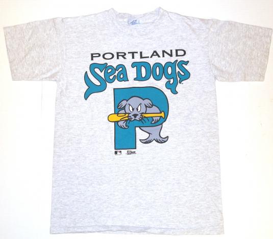 VTG 1990s PORTLAND SEA DOGS Minor League Baseball T-Shirt