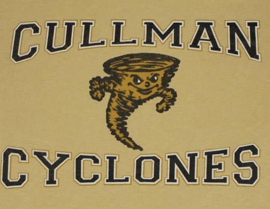 VIntage 1980s Cullman Cyclones Tornado Twister T-shirt