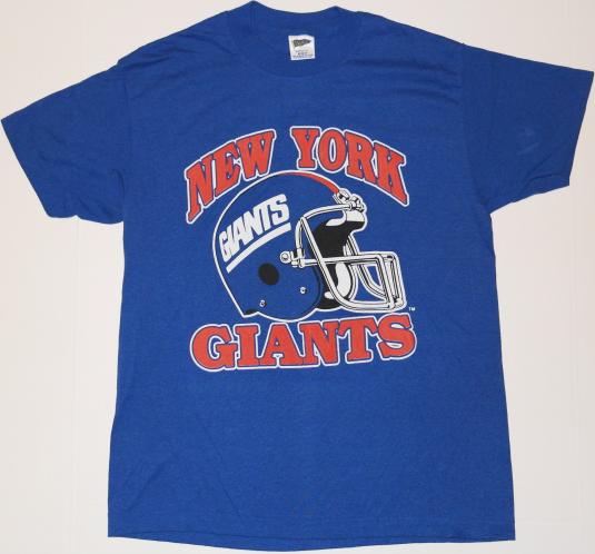 Vintage 1980s NEW YORK Football Giants NFL T-Shirt | Defunkd