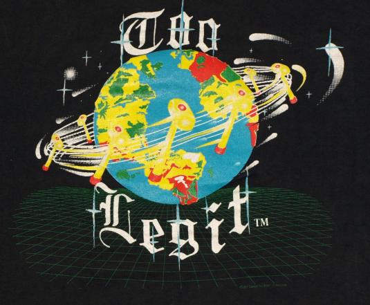 Vintage 1990s MC HAMMER Too Legit HOBIE T-Shirt