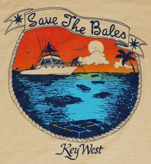 Vintage 1980s Key West Florida Marijuana Pot T Shirt