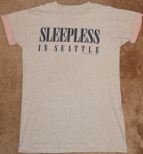 Vintage 1993 Sleepless in Seattle Movie T-shirt 1990s